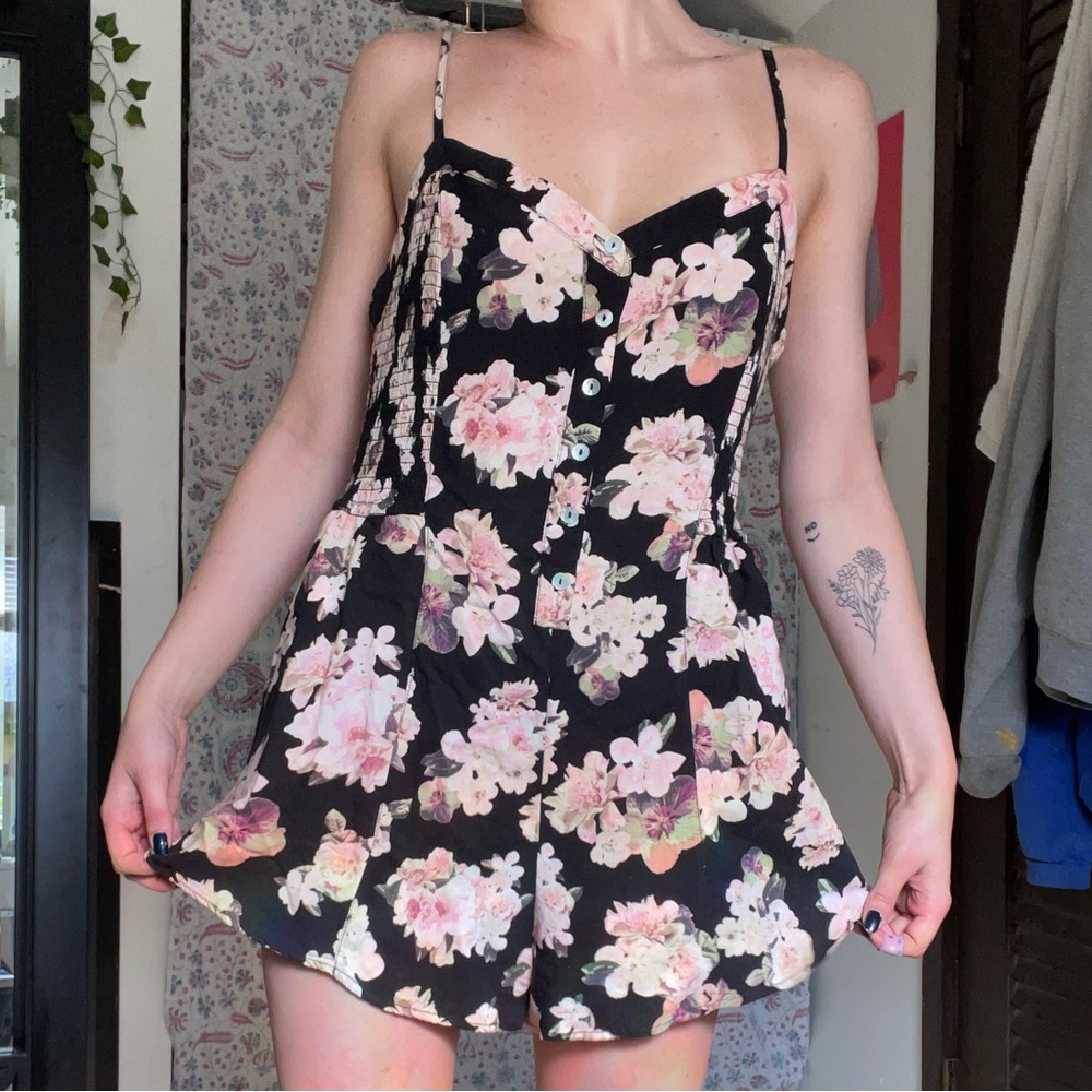 Forever 21 Floral Romper